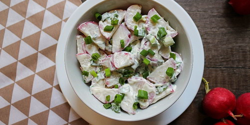 Рецепт салата с редисом