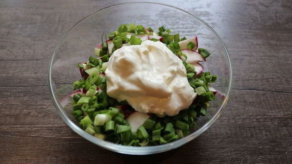 салат с редисом