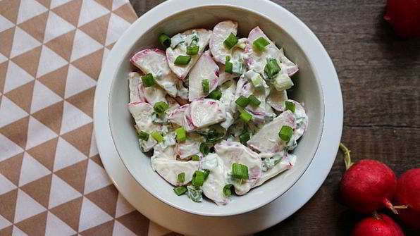 салат с редисом