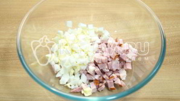 салат шапка деда мороза