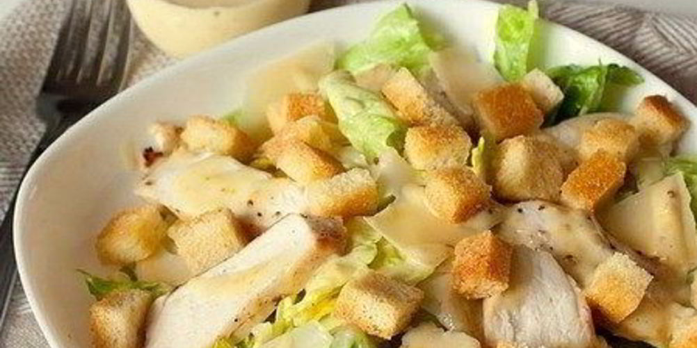 Рецепт салата цезарь с курицей с майонезом