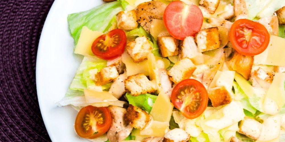 Рецепт салата цезарь с соусом