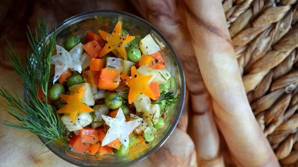 салат звездный