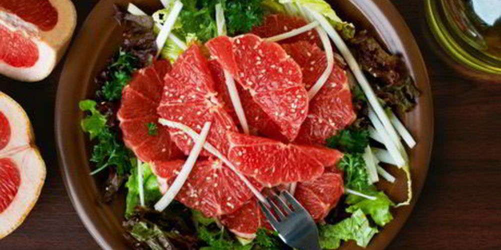 Рецепт сицилийского салата с грейпфрутом