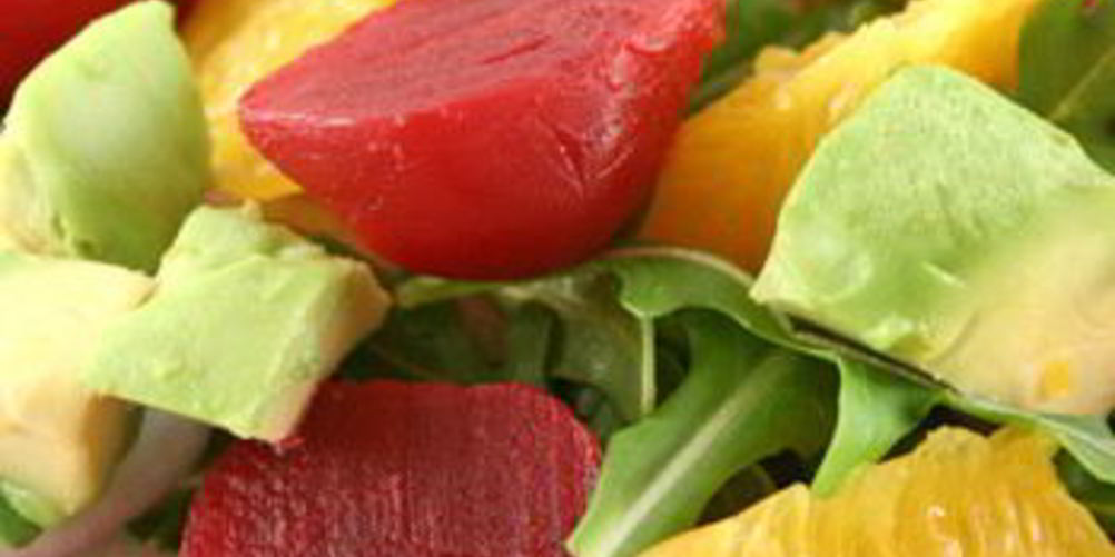 Рецепт свекольного салата с мандаринами