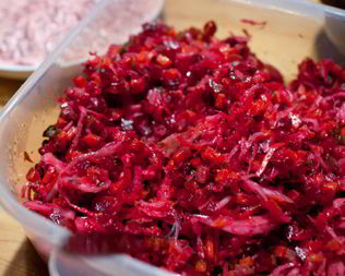 Диетический винегрет без картошки