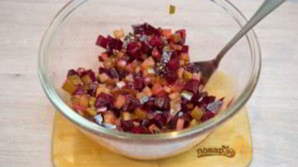 необычный винегрет