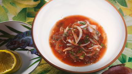 Томатный винегрет