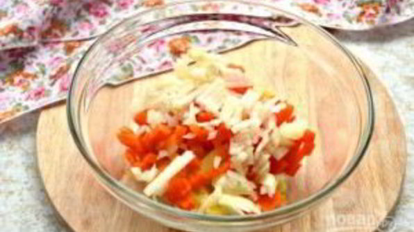 винегрет классический с горошком и капустой