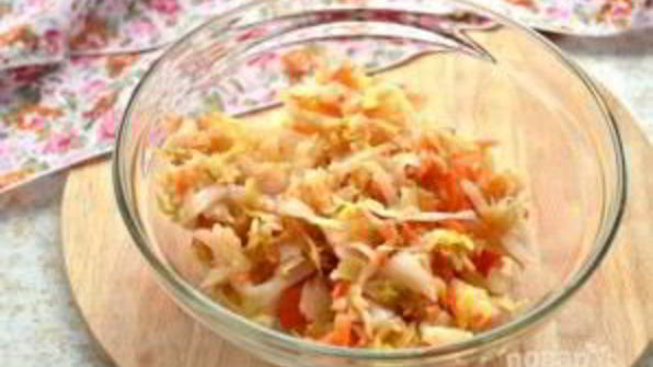 винегрет классический с горошком и капустой