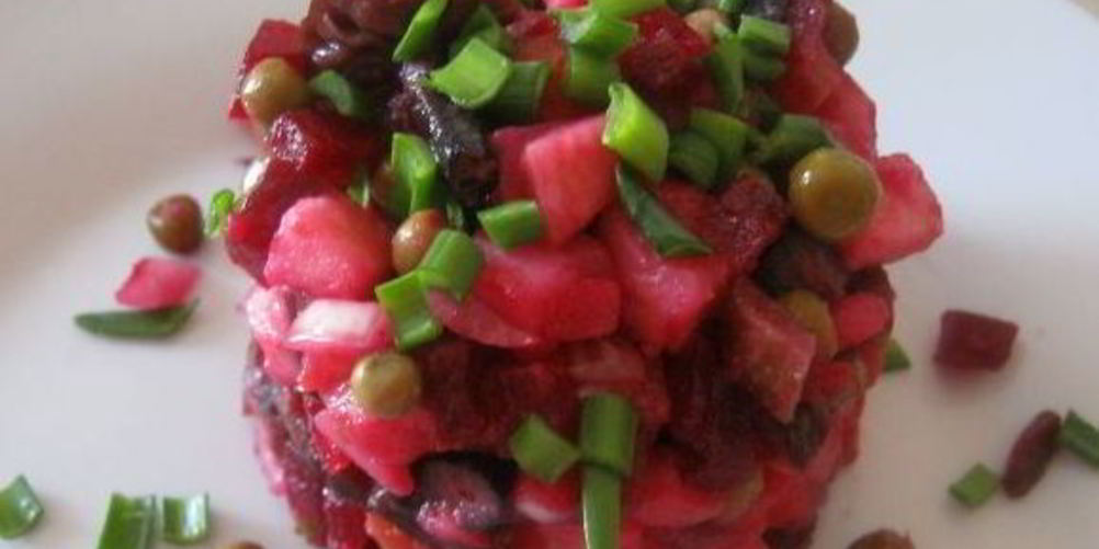 Рецепт винегрета с грибами