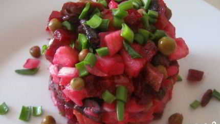 Винегрет с грибами