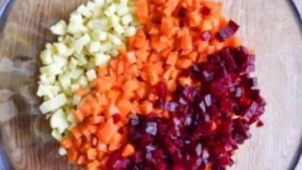 винегрет с квашеной капустой