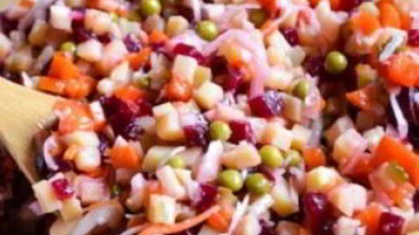 винегрет с квашеной капустой