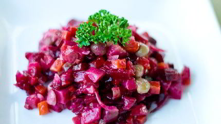 Винегрет с опятами