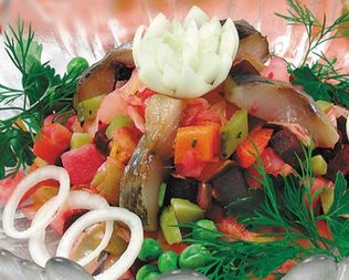 Винегрет с сельдью