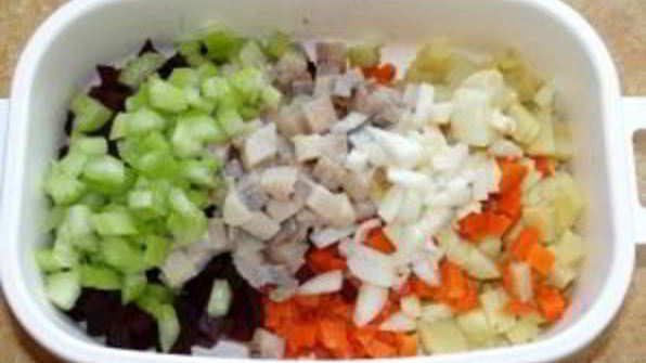 винегрет с селедкой