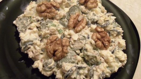 яичный салат с оливками