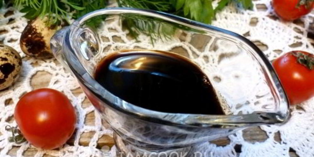 Рецепт бальзамического крема-соуса