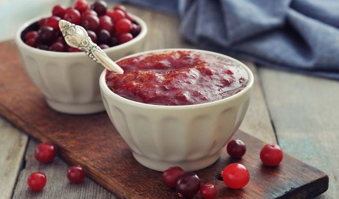 Брусничный соус к утке