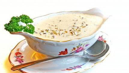 Грибной соус с сыром