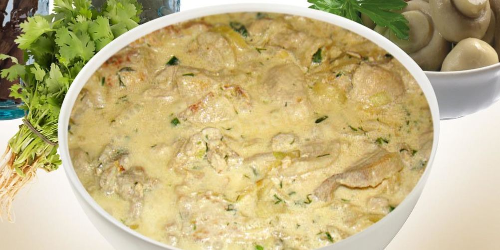 Рецепт сливочного соуса с грибами к мясному блюду