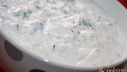 Соус йогуртовый с грецким орехом к шашлыку