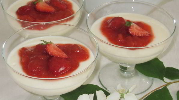 соус из ревеня и клубники