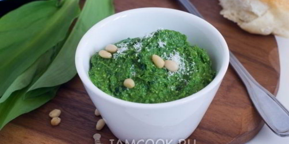 Рецепт песто из черемши