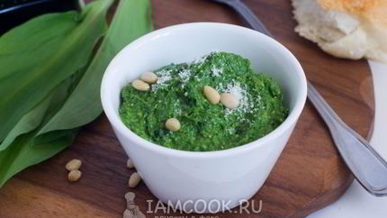 Песто из черемши