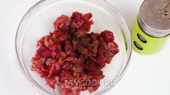 тартар из говядины