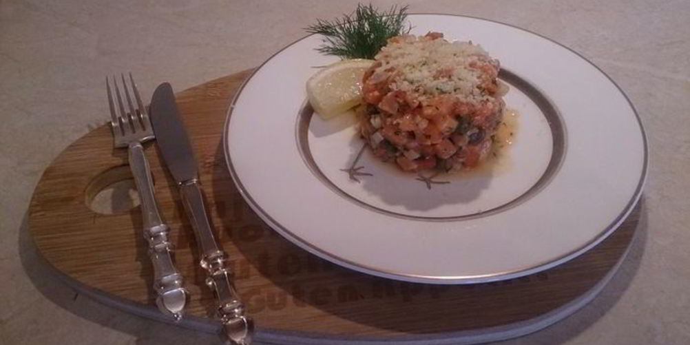 Рецепт тартара из лосося