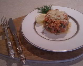 Тартар из лосося