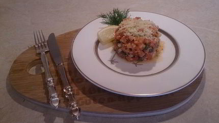 Тартар из лосося