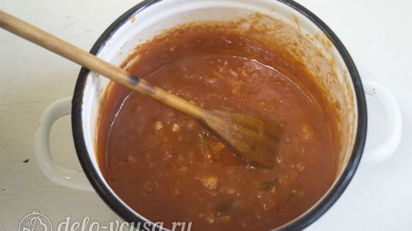 томатный соус с базиликом