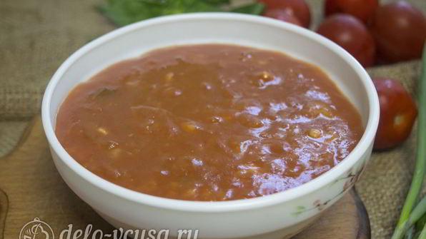 томатный соус с базиликом