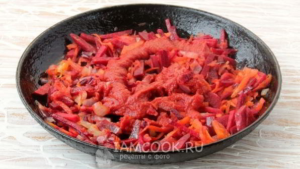 борщ без мяса