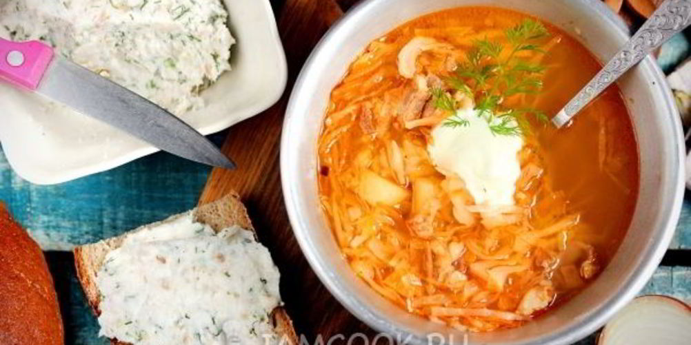 Рецепт борща без свеклы