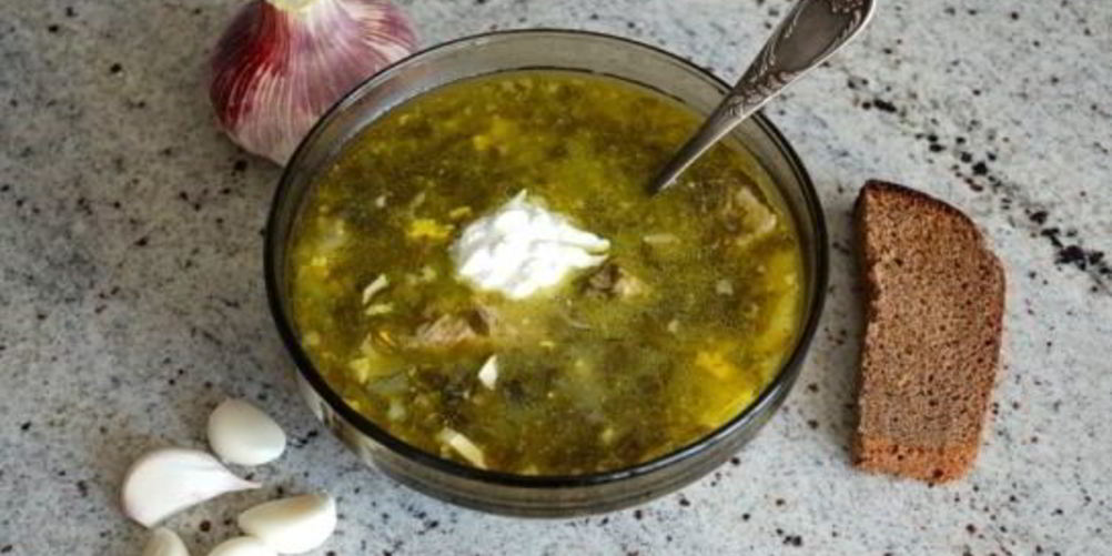 Рецепт борща из крапивы