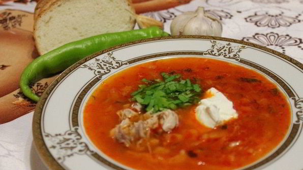 борщ осенне-зимний