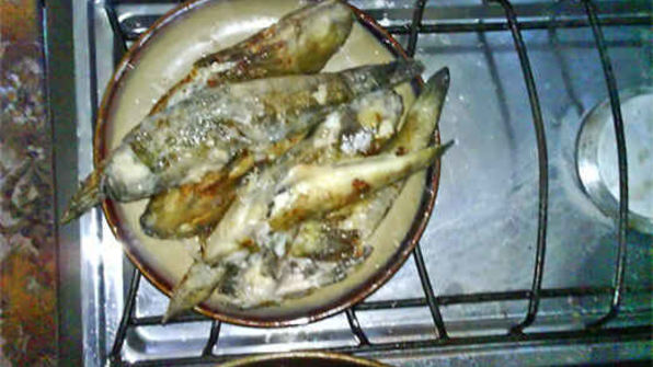 борщ с бычками и фасолью