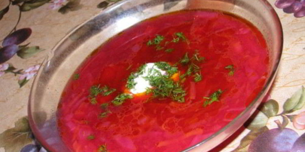 Рецепт борща с курицей