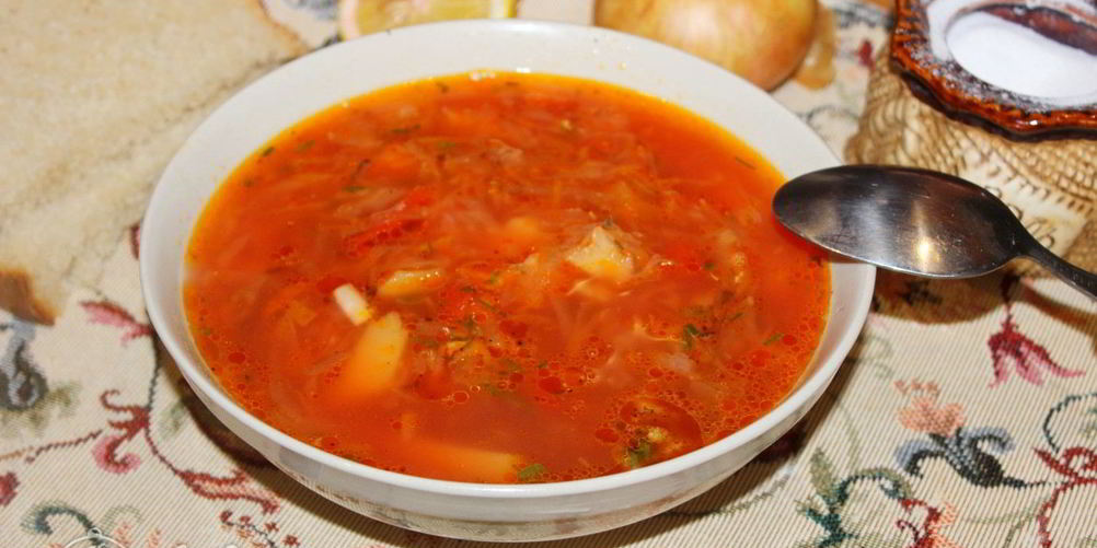 Рецепт борща с квашеной капустой