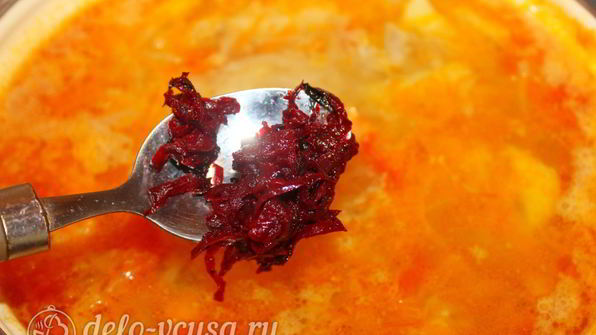 борщ с квашеной капустой