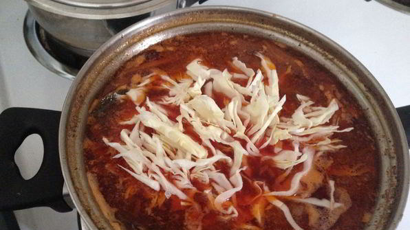 борщ с салом по-мужски