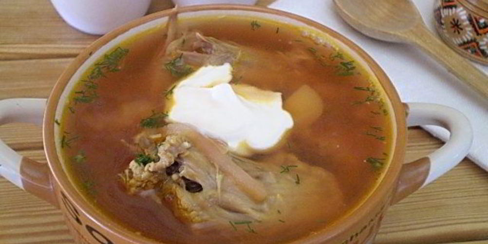 Рецепт борща с уткого