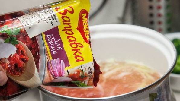 борщ в буханке бородинского