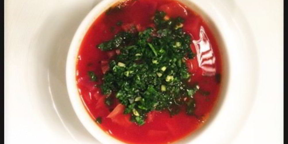 Рецепт холодного борща из свеклы