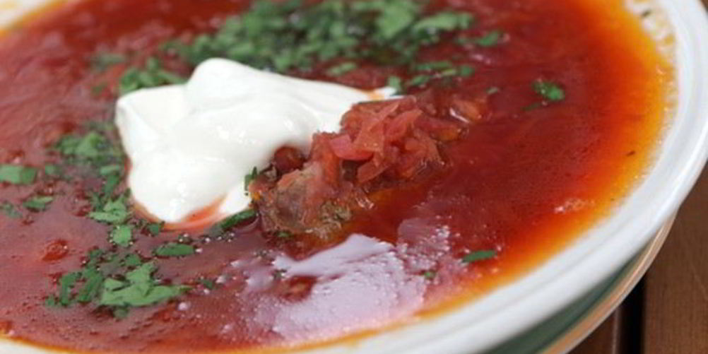 Рецепт холодного мясного борща