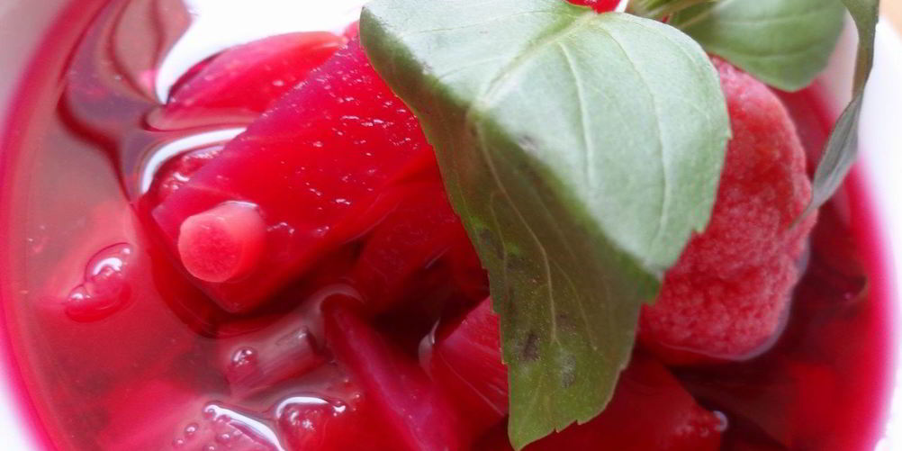 Рецепт летнего борща с бататом